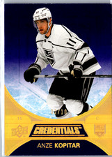 2021-22 Upper Deck Credentials - #35 Anze Kopitar - /10 Purple