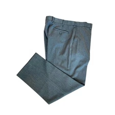 Louis Raphael Slim Fit Gray Dress Slacks Pants 38 Tailored Sophistication