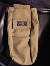 Uvex XMF Tactical Goggle Case Only Light Green. NOS