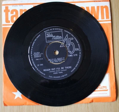 Four Tops: Reach Out I'll Be There. '66 UK Tamla Motown. TMG 579 - Image 1 of 2
