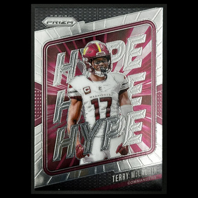 Terry McLaurin #12 2024 Panini Prizm Hype Washington Commanders Football Card