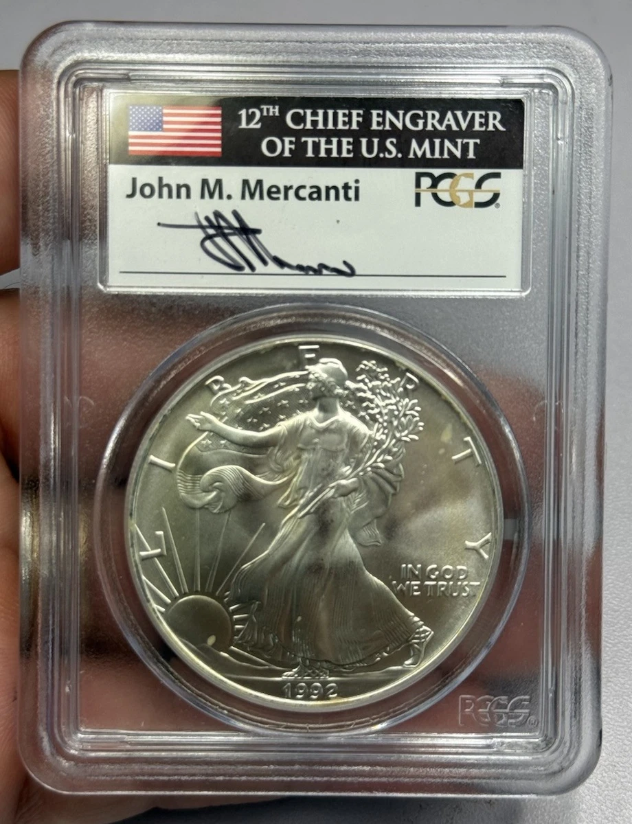 American Eagle MS 69 Graded 1992 Silver Bullion Coins for sale | eBay