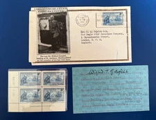 Cool lot! Newfoundland #252 First Day cover w/ SIR WILFRED GRENFELL autograph