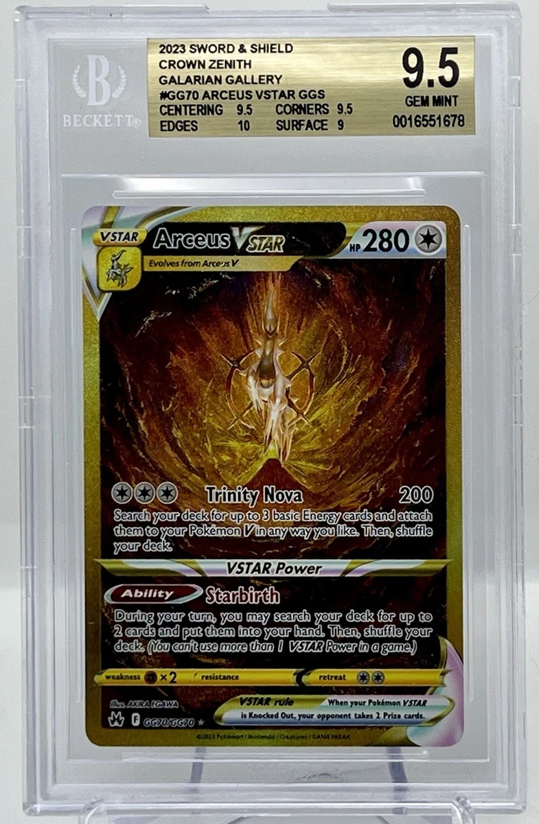 Pokémon TCG Beckett Grading Services (BGS) 9.5 Graded Secret Rare