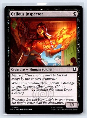 Callous Inspector C Avatar: The Last Airbender 89 LP