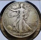 1947-P Liberty Walking Half Dollar - Actual Coin Shown - 90% Silver INV#289