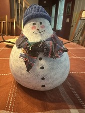 Christmas Snowman Gourd