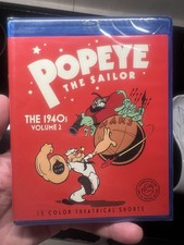 Popeye the Sailor: the 1940s: Volume 2 Blu-ray -Warner Archive   New Sealed  