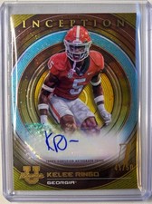 2022-23 Bowman University Inception #BIA-KRO Kelee Ringo Auto Gold #/50