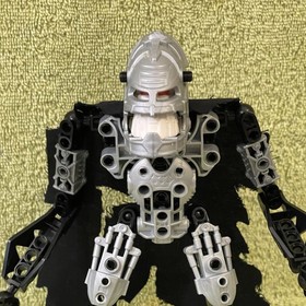 LEGO Bionicle VEZON Figure Only From Set # 8764 but w/ CUSTOM REPLACEMENT CAPE