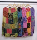 Women Printed Patchwork Acidwash Long Casual Skirt 03 pcs Wholesale Lot Mix