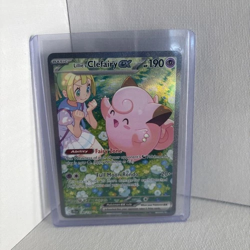 Pokemon Lillie’s Clefairy ex 184/159 SV09 Journey Together SIR Holo Full Art