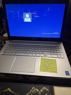 Dell Inspiron 15 7000 Series 7577 Notebook Laptop Silver with Charger