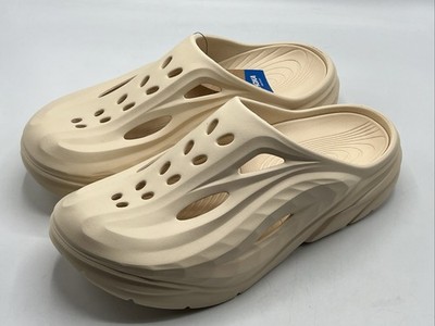 Hoka Recovery Mule Men s Size 12 Ora VLV Vanilla 1147951-VLV  Brand New!