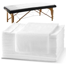 Spa Bed Sheets Disposable Massage Table Set Cover Non-Woven Fabric 70’’ x 31’’