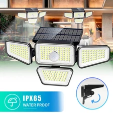 270 LED Solares Luz Lamparas Luces Exterior Para Patio Con Sensor De Movimiento