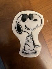 Vintage Snoopy Peanuts Puffy Sticker New Old Stock Vending Machine 