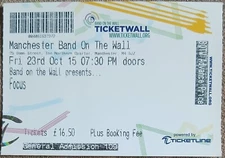 FOCUS CONCERT TICKET LIVE in Manchester UK TOUR 2015 THIJS VAN LEER