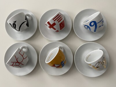 Illy Art Collection 6 espresso cups & saucers | eBay UK