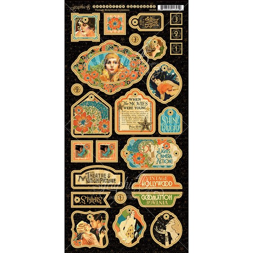Graphic 45 - Chipboard * Choose from* - Picture 2 of 8