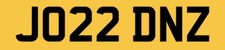 Jordan Z Jors Jor Jord Number plate private personal car registration JO22 DNZ