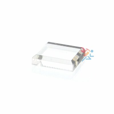 Acrylic Display Stand Block Base with Beveled Edge, 3 Pack (1/2'' H x 3'' W)