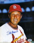 Stan Musial Psa Dna Coa Autographed 8x10 Photograph Hand Signed Authentic