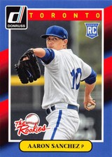 Aaron Sanchez 2014 Donruss the Rookies Baseball card #96 Toronto Blue Jays