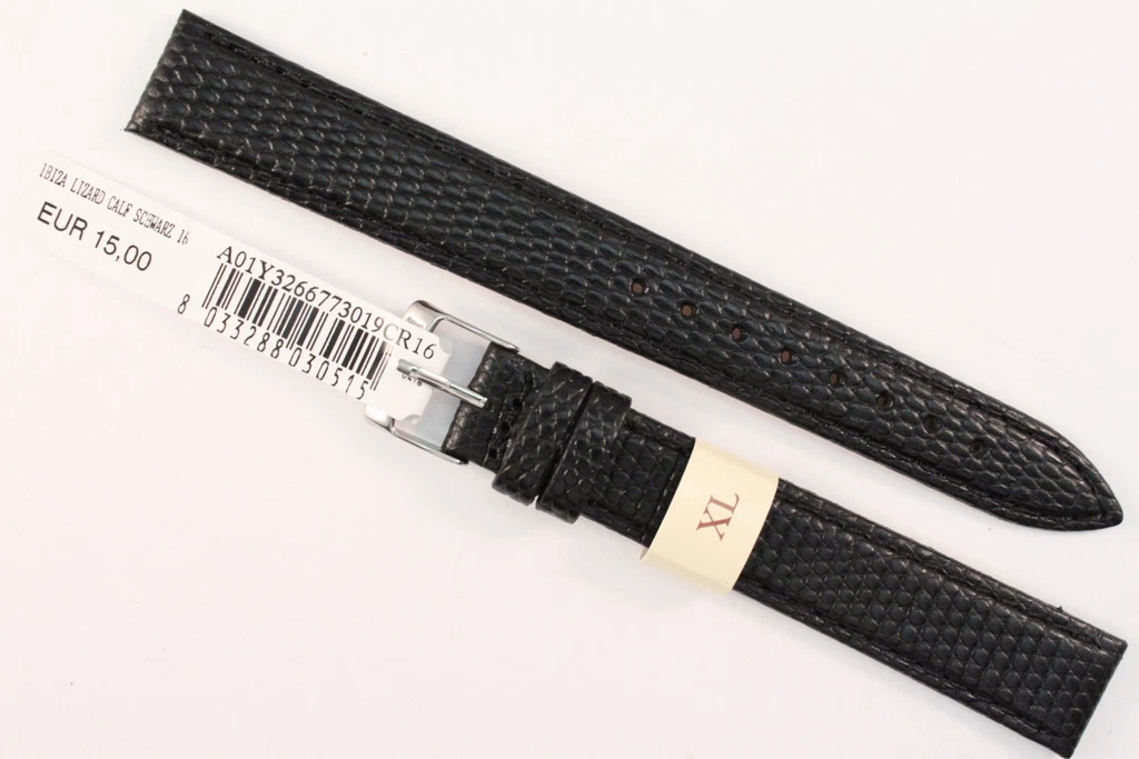 Morellato Uhrenarmband Dunkelbraun 20mm Krokoprägung Herren Easy Click