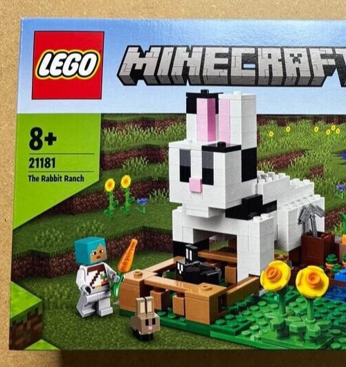LEGO The Rabbit Ranch MINECRAFT (21181) Building Kit 340 Pcs