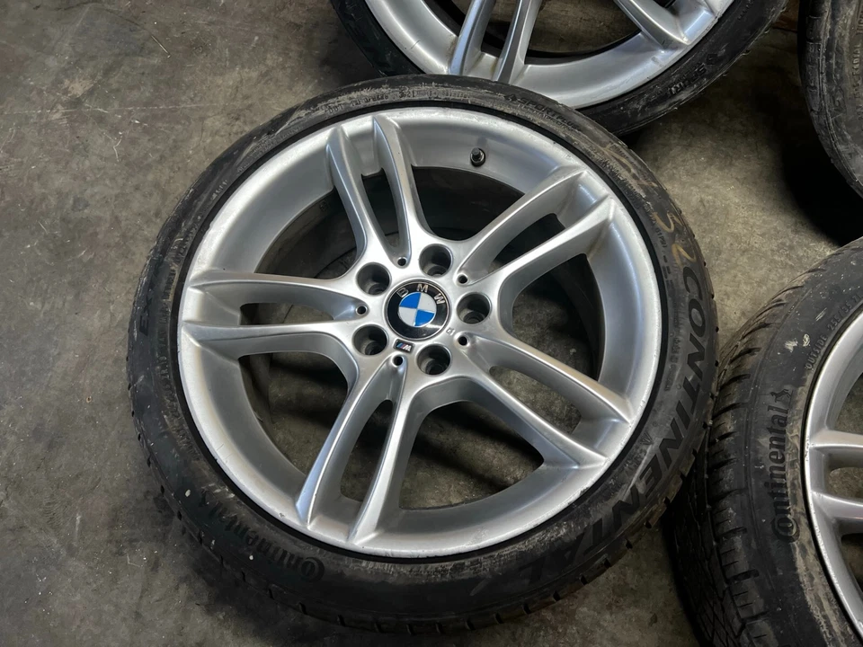 宝马 2008 - 2013 E82 E88 风格 261 18 英寸轮辋固定带轮胎套装原始设备制造商 122K — 第 4/4 张图片