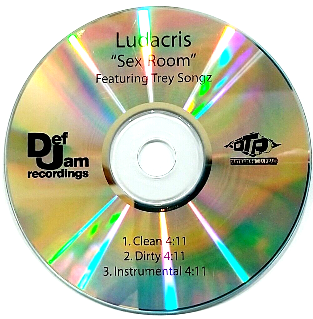 CD) Ludacris Feat. Trey Songz – Sex Room, Promo, Single, 3 Tracks