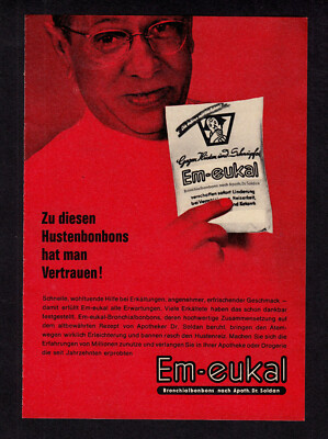 3w5028/ old advertisement from 1963-em-eukal-you have this cough candy...
