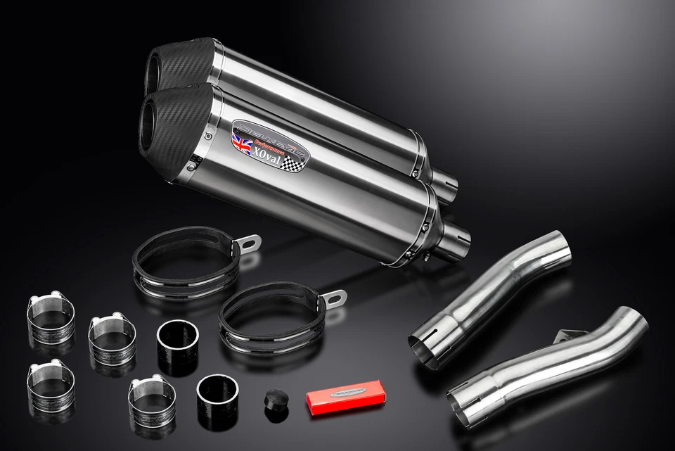 Yamaha FJ1100 FJ1200 1TX 84-88 Kit de silenciador de escape de acero inoxidable XOval 13,5" Foto 4 de 4