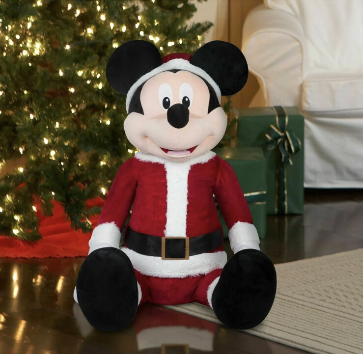 Mickey Mouse 2.6 Ft Life Size Animated Singing Christmas Disney