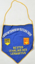 DDR NVA KVP FDJ Wimpel 4.Berufswettbewerb Bester Lehrling 50er SELTEN! 1860