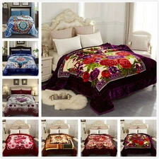 Deal King Fleece Blanket Plush Rachel 2 Ply reversible Heavy Blanket King 10 lbs