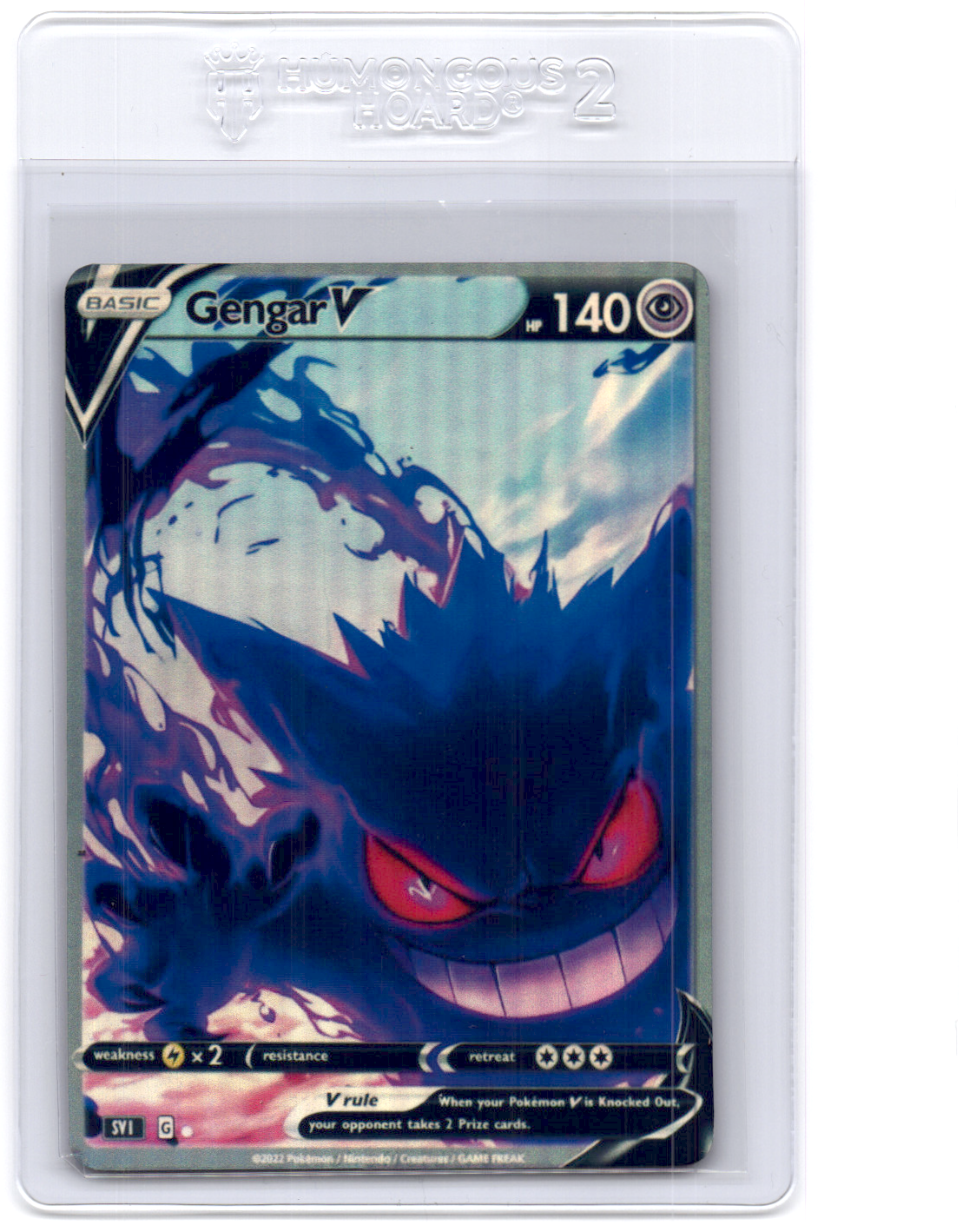 Custom Full Art Holo Gengar Pokemon Card PTL454 - Made to Order