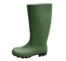 Stivali Da Lavoro Uomo In Vera Pelle - Antiolio, Punta Tonda, Stringati, Modello #313 Di Ferro - Foto 2