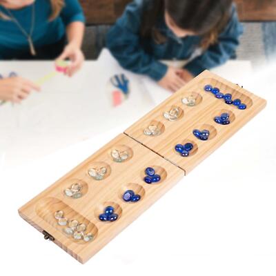Holz mehrfarbig Perlen Brettspiel tragbar klassisch 2