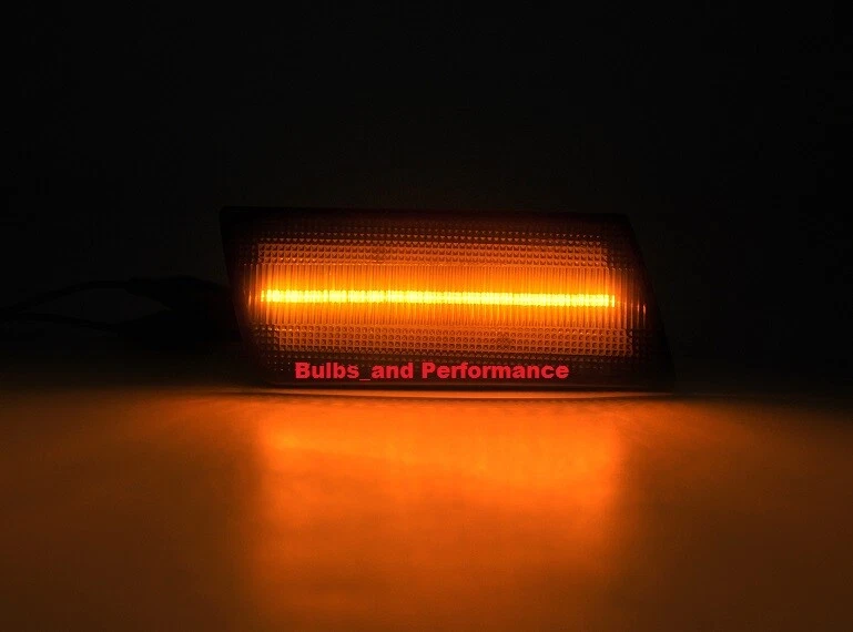 LENTE AHUMADA LED MARCADOR FRONTAL LUCES LUCES para CHRYSLER 300 300C 2005-2010 Foto 3 de 4