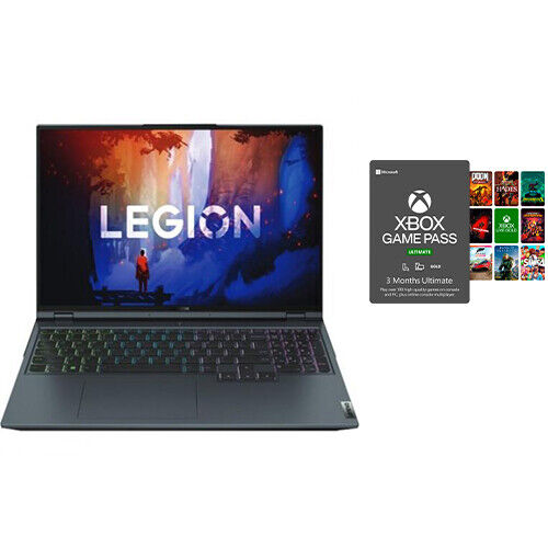 Legion 5 Pro 16" QHD Gaming Laptop 165Hz R7-6800H 16GB DDR5 1TB SSD RTX 3070 Ti Image