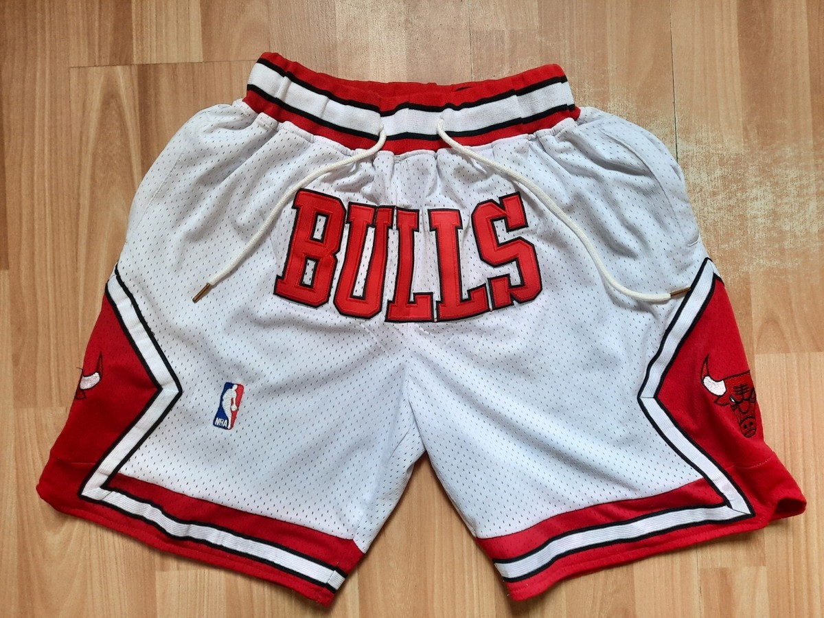 Chicago Bulls NBA Basketball Shorts 1997 1998 Finals Just Done