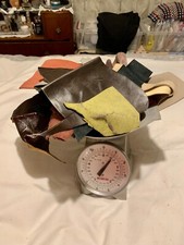 Over A Kilogram Bag Of Leather Cut Off’s For Leather Work Or Craft Supplies