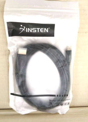 INSTEN 10FT HDMI Micro Type D Male to HDMI Type A Male Cable - Black