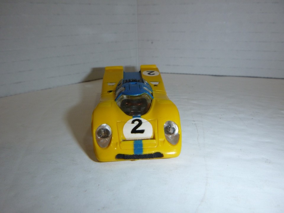 Vintage AFX Aurora Slot Car PORSCHE 917 Race Car (Yellow 2) eBay