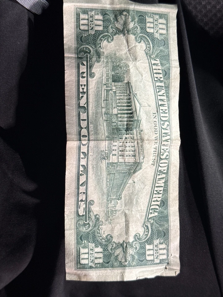 old ten dollar bill note - Image 4 of 4