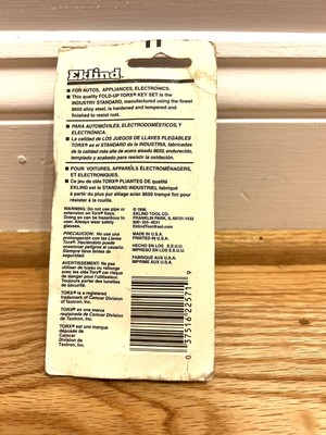 Eklind 22571 Torx-Schlüssel Set 7-teilig (T10 Bis T40) - Klappbar Mit Komfortgriff, Made In USA