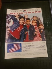 Tommy Hilfiger Kids Vintage Print Ad 2000 8x11 Great To Frame 