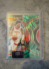 2023-24 Panini Select - Premier Level Jalen Green #159 Green Shock Prizm